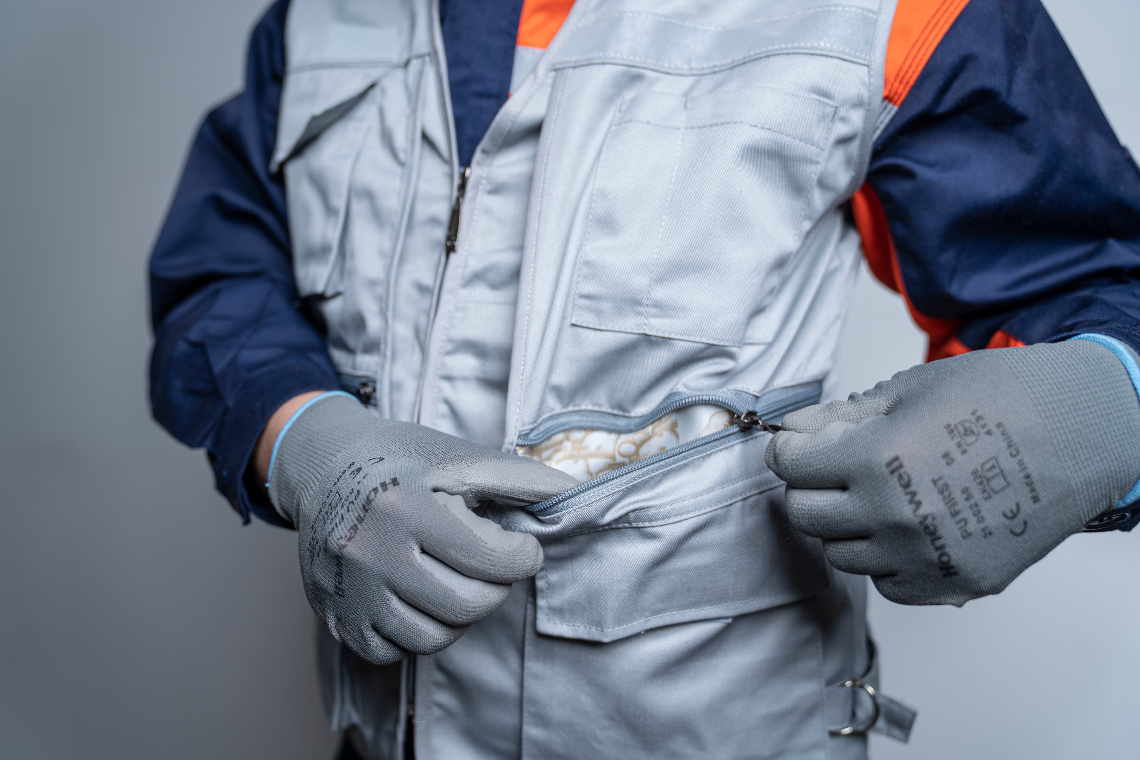 Summer vest zippered pocket